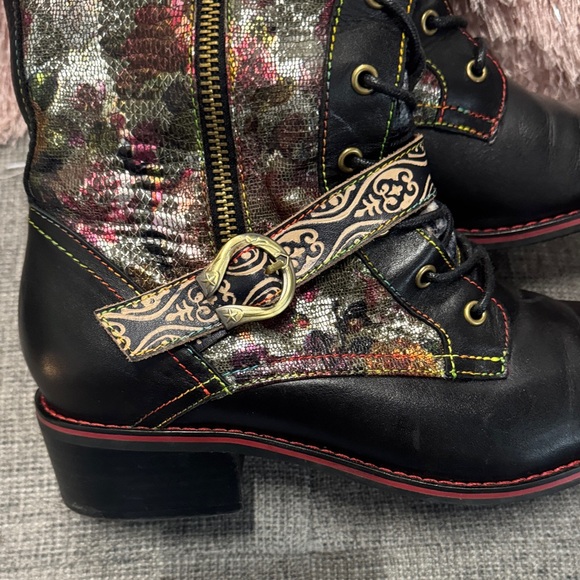 L’Artiste Tall Leather Boots Size 41 - Picture 4 of 7